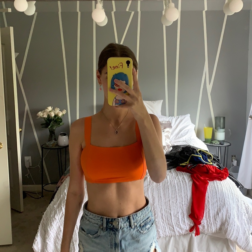 Orange Crop Top